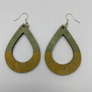 Tear Drop Earrings Open (Click for more color options)