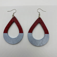 Load image into Gallery viewer, Tear Drop Earrings Open (Click for more color options)
