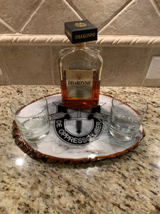 Icy Serving Tray with Design