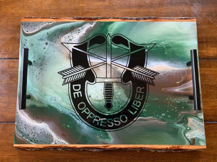 Special Forces Serving Tray with Handles.