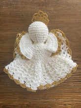 Load image into Gallery viewer, Large Crocheted Angel Tree Topper
