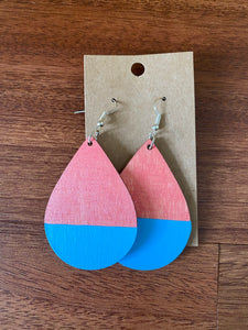 Coral Stain Tear Drop (Click for more color options)