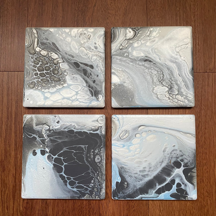 Icy Ceramic Coasters