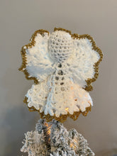 Load image into Gallery viewer, Small Crocheted Angel Tree Topper
