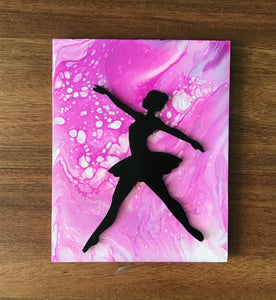 8 x 10 Pinks with Dancer